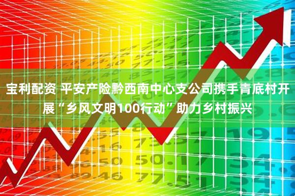 宝利配资 平安产险黔西南中心支公司携手青底村开展“乡风文明100行动”助力乡村振兴
